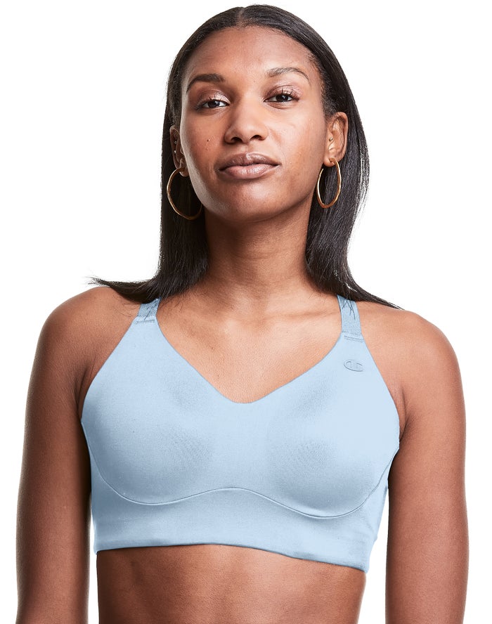 Champion Womens Sports Bra NZ - The Everyday Light Blue ( 4372-FZHDN )